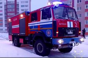 In Vitebsk, 31 people were evacuated from the burning multistage and 3 were saved