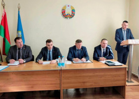 2 красавіка прайшло пасяджэнне абласнога штаба па добраўпарадкаванні і навядзенні парадку ў г. п. Обаль